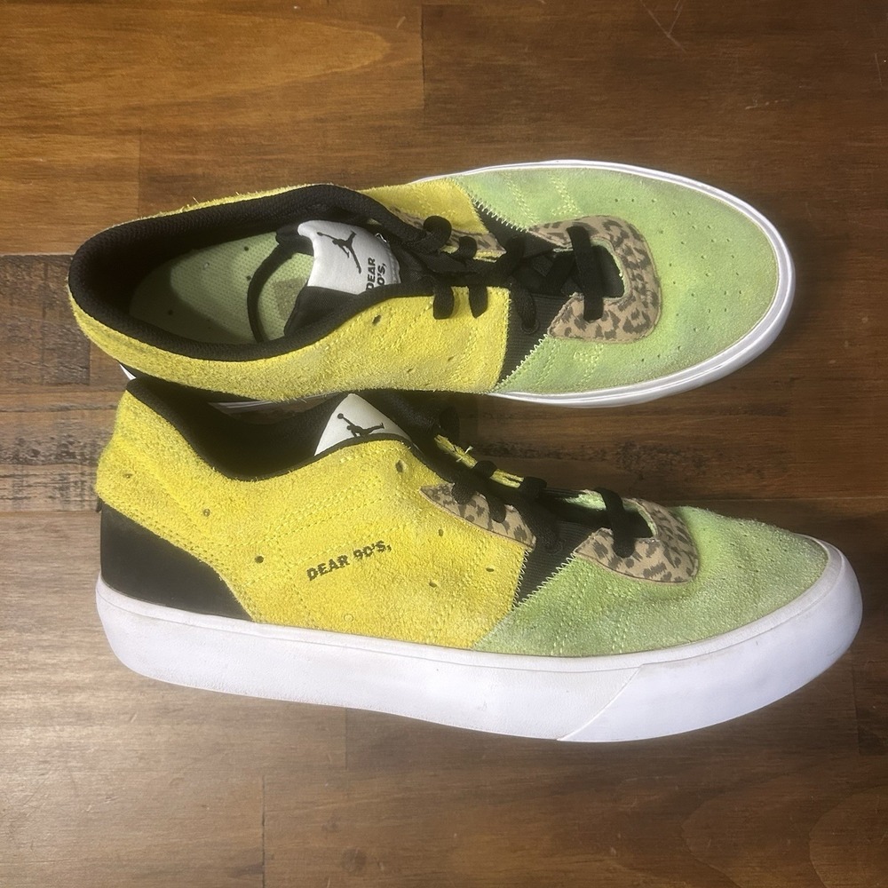 Nike Jordan Series .03 Dear 90s Yellow Green Animal Print DJ0420-700 - Mens 12‎